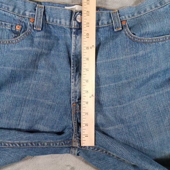 Levis 569 Jeans Men 37x31, Tag 36x32  Blue Denim Loose Straight 100% Cotton - Picture 8 of 12
